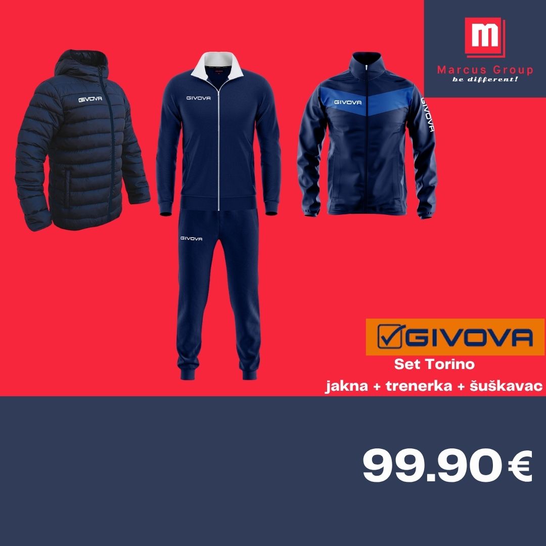 Set Torino plavi