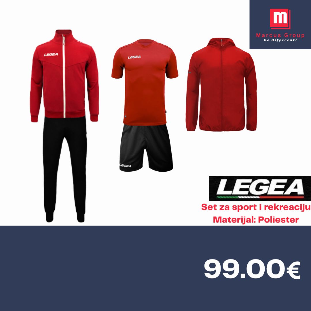 Legea Set crveno crni