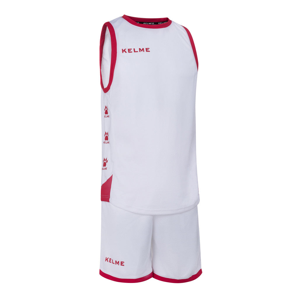 Kelme Set za košarku Vitoria 80803 Bijelo Crveni Junior