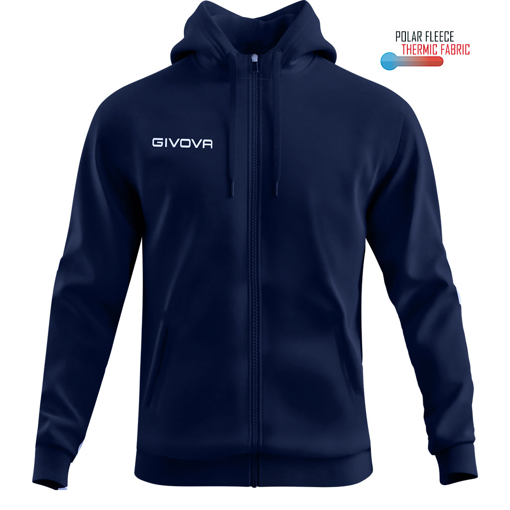 Givova Dukserica Full Zip ma024_Teget