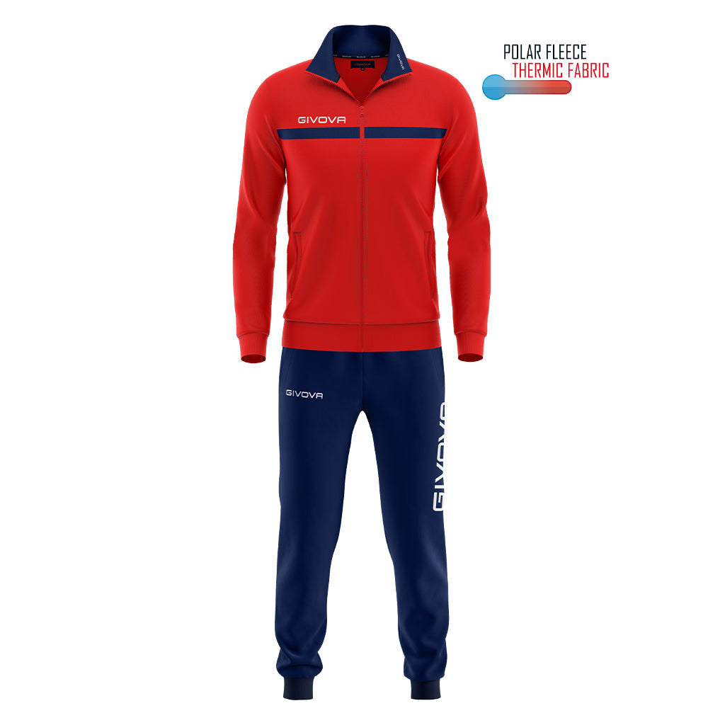 Givova Trenerka One Full Zip tt012 Teget Crveni