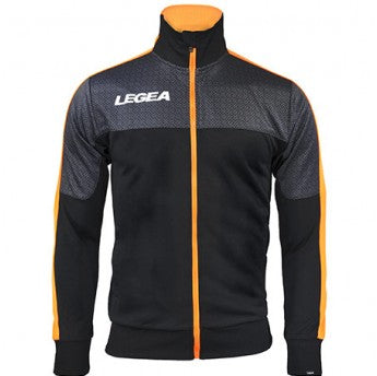 Legea Dukserica Caracas Uragano Full Zip M1125 Crno Narandžasta