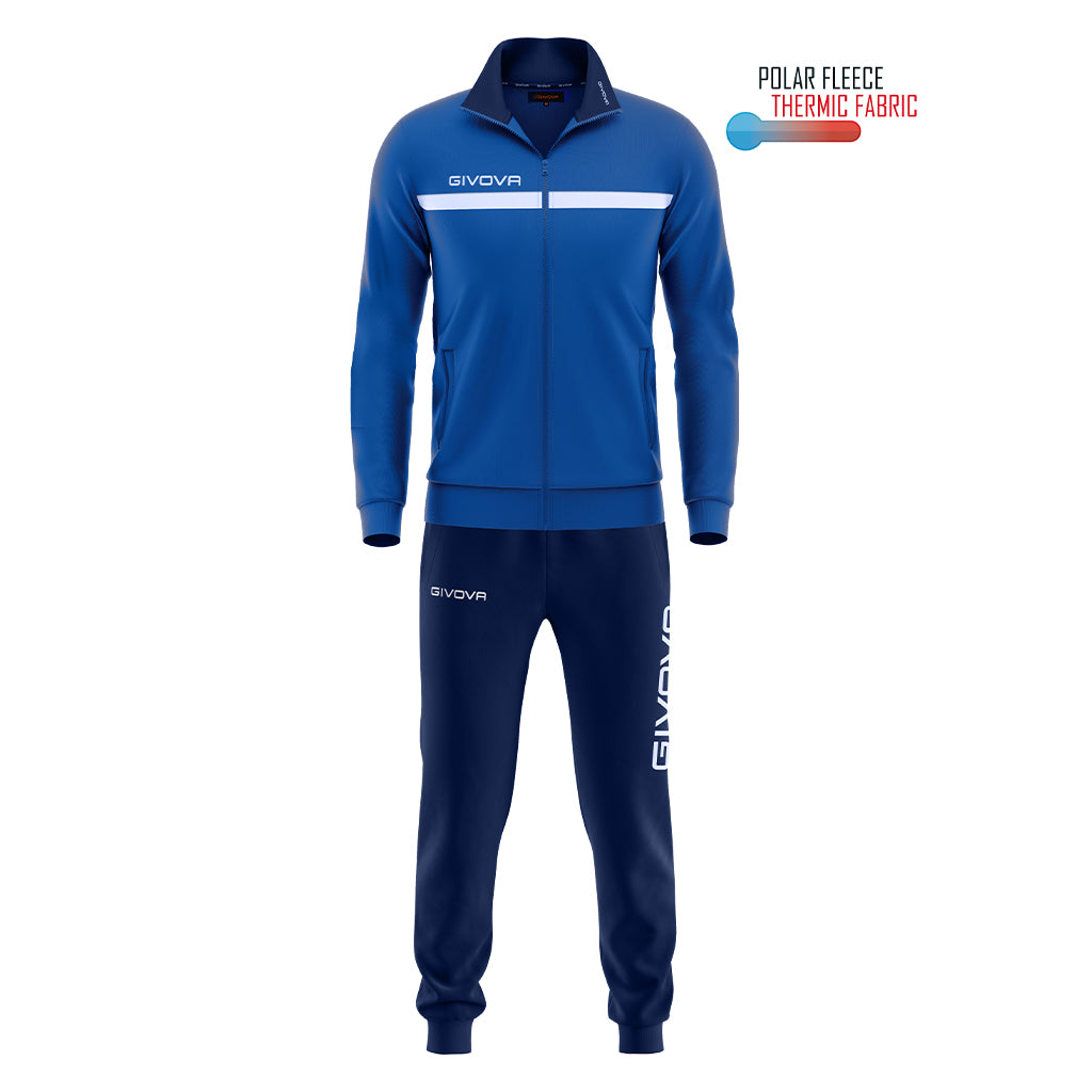 Givova Trenerka One Full Zip tt012 Plavo Teget